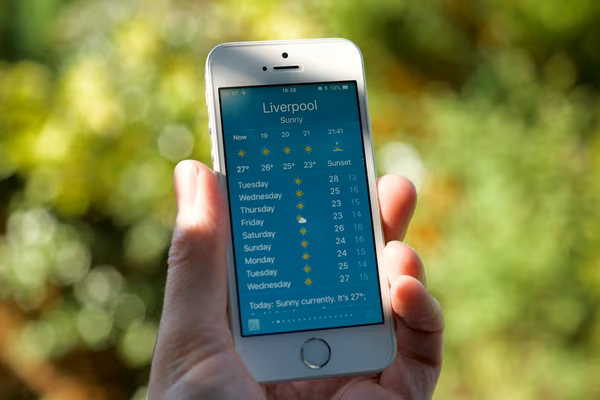 Warum die iPhone-Wetter-App in Deutschland oft ungenau ist