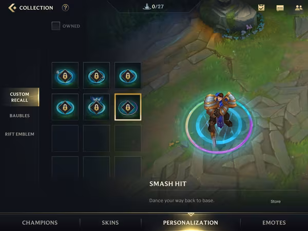 Rückruf im Shop in League of Legends Wild Rift