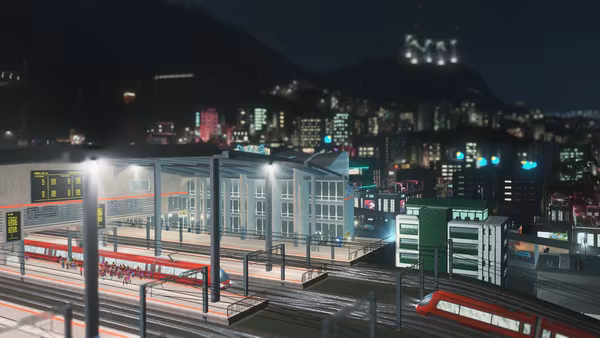 Der neue große Bahnhof in Mass Transit
