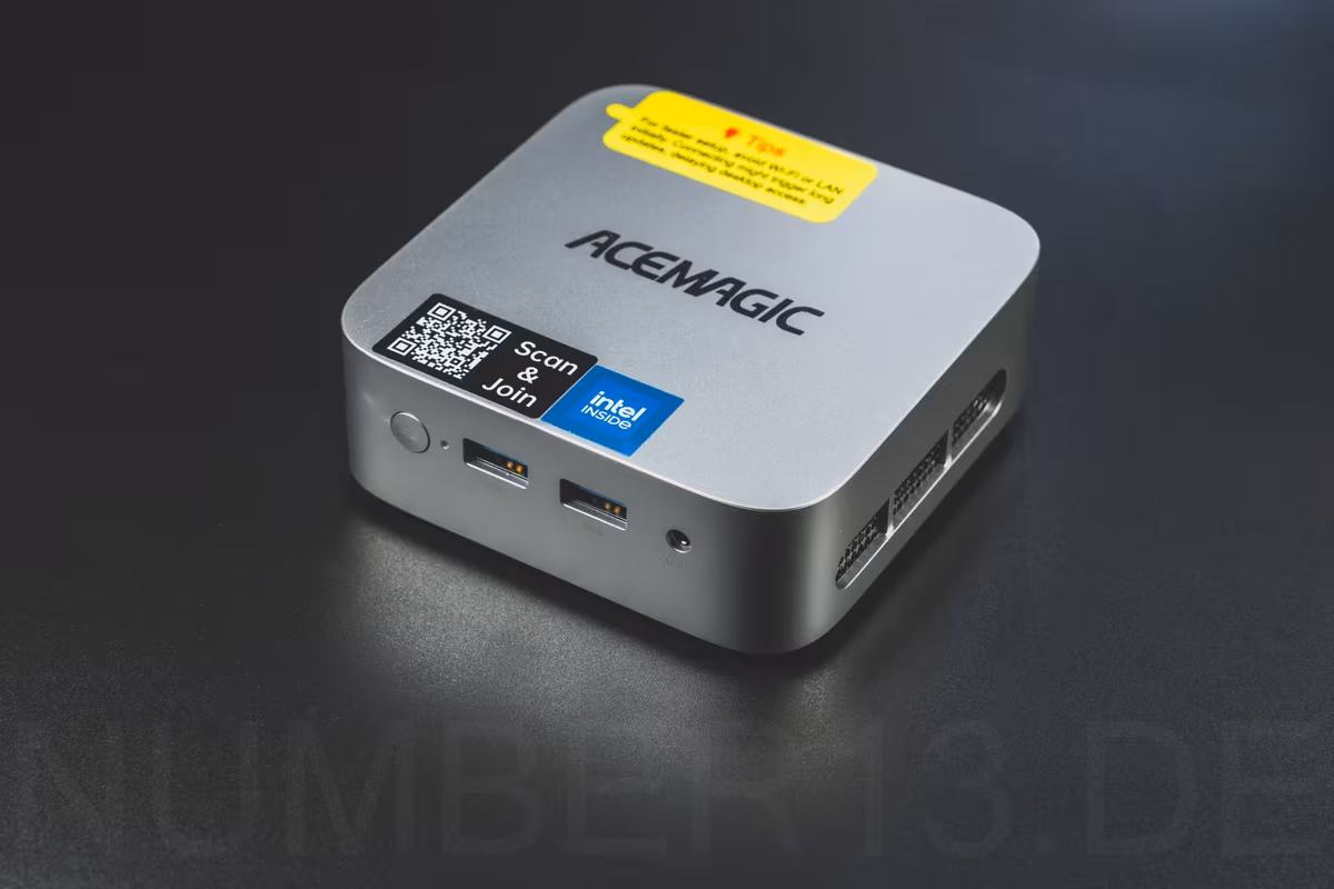 Acemagic V1 Test - Mini-PC mit Intel N97 im kleinen Gehäuse